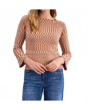 Fdj Long-Sleeve Rib Sweater - Blue