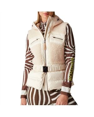 Bogner Minka Belted Vest - Natural