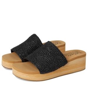 Skechers Summers Salt Spray Sandal Raffia Slip On Htat1876 - Black