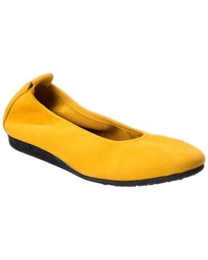 Arche Laius Leather Flat - Yellow