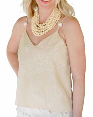 Anna Cate Reece Tank Top - Natural