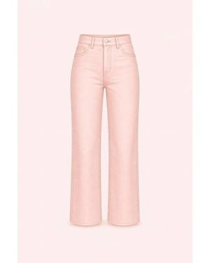 AG Jeans Angel Low Rise Bootcut Jeans - Pink