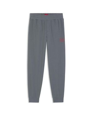 HUGO Cuffed Loungewear Pants - Gray