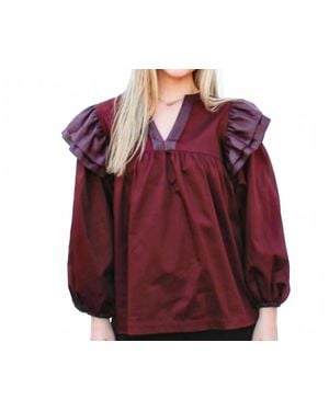 Emily Mccarthy Penelope Top - Red