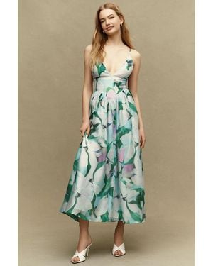 Bardot Arletha Halter Maxi Dress - Green