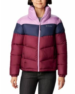 Columbia Puffect Color Blocked Jacket - Red