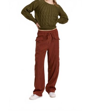 Another Love Rhodes Cargo Pant - Red