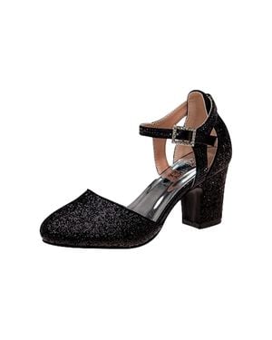 Badgley Mischka Diamante Buckle Dress Heels Bm89859N-Blk - Black