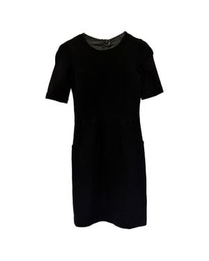 JOSEPH Velvet Shift Mini Dress - Black
