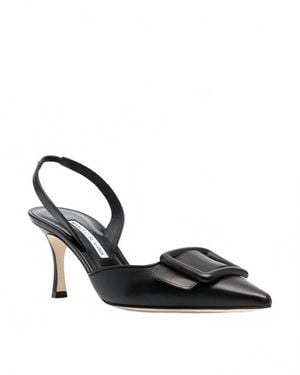 Manolo Blahnik Maysli 70 Pumps - Black