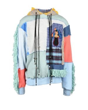 SARL MURMAID Patchwork Sweatshirt - Blue