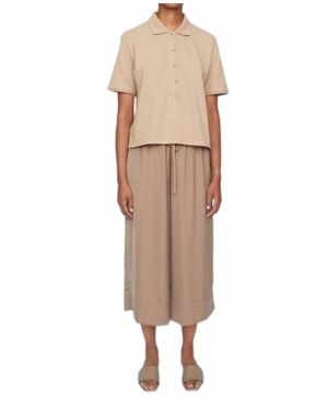Just Female Wonder Wide Leg Pants - Natural