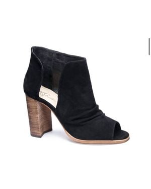 Chinese Laundry Loyalty Peep Toe Bootie - Black