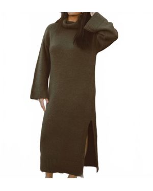 Promesa You More Maxi Sweater Dress - Green