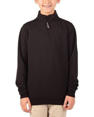 Tailorbyrd Fleece 1/4-Zip Pullover - Black