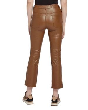 Lyssé Earthen Leather Pant - Brown