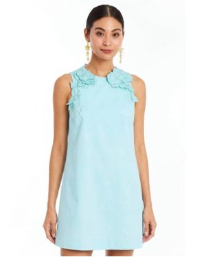 mestiza Juniper Shift Mini Dress - Blue