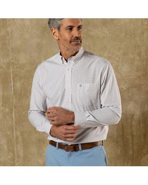 Duck Head Performance Poplin Sport Shirt - White