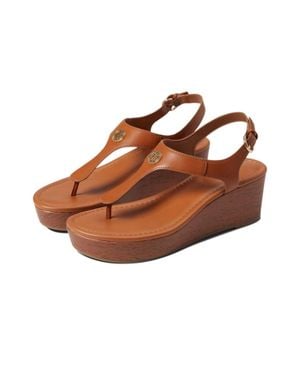 Tommy Hilfiger Graice Sandals Adjustable Strap Slip-On Htat321 - Brown