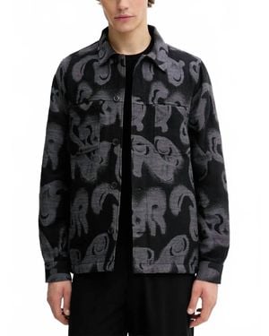 Paul Smith Waltzer Jacquard Cotton-Blend Shirt - Black