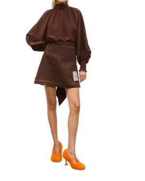 ALÉMAIS Vito Blouse - Brown