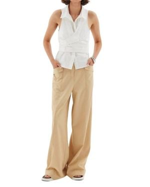 SOVERE Afresh Sleeveless Shirt - Natural