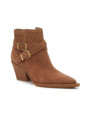 Dolce Vita Roland Boots Pecan Tan Pointed Toe Western Bootie Zap2020 - Brown
