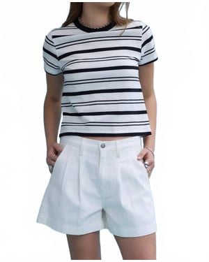 DAZE Coronado Pleated Shorts - Blue
