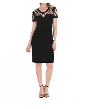 FRANK LYMAN Knit Dress - Black