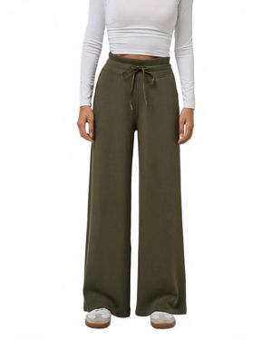 Travis Mathew Skyloft Soft Wide Leg Pants - Green