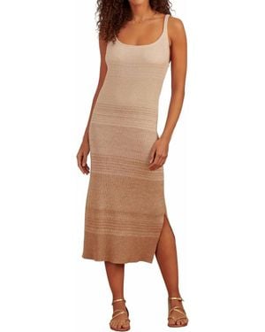 Splendid Striped Xena Lurex Sweater Dress - Black