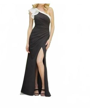 Mgny Long Prom Dress - Black