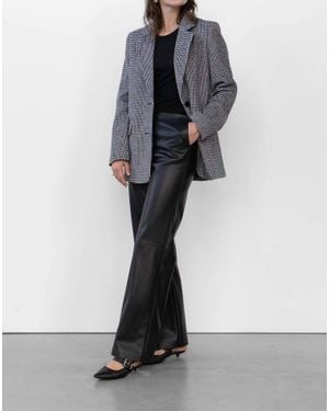 WITHBLACK Madison Vegan Leather Pants - Gray