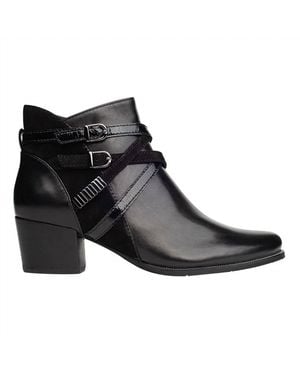 Regarde Le Ciel Isabel 120 Leather Bootie - Black