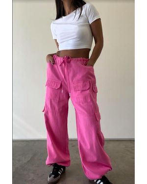 Et Clet Maeve Multi Pocket Cargo Pant - Pink