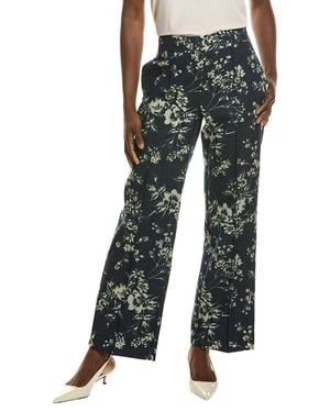 Tahari The Gabby Denim Burnout Pant - Gray
