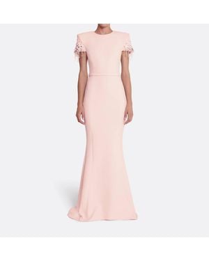 Safiyaa Parker Delicate Pastel Gown - Pink
