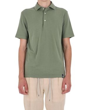 Drumohr Ice Cotton Polo Shirt - Green
