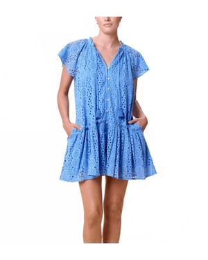 Cleobella Lydia Mini Dress - Blue