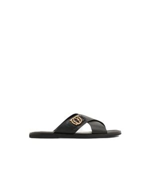 Ferragamo Ferragamo Logan Sandals - Black