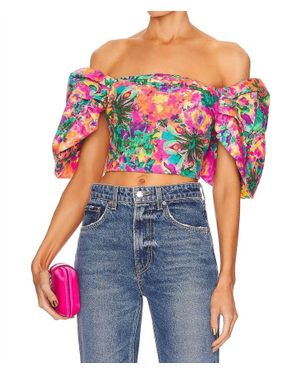 Elliatt Rae Smoked Top - Blue