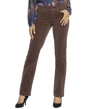 NYDJ Marilyn Mink Straight Leg Jean - Brown