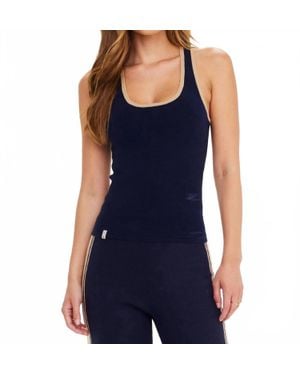 The Upside Equine Raf Knit Tank - Blue