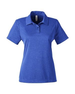 Team 365 Zone Sonic Heather Performance Polo - Blue