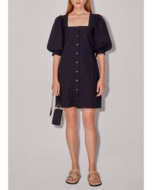 Magali Pascali Dixon Square Neck Dress - Blue