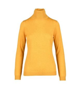Ballantyne High Neck Sweater - Yellow