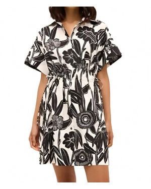 Marie Oliver Billie Mini Shirt Dress - Black