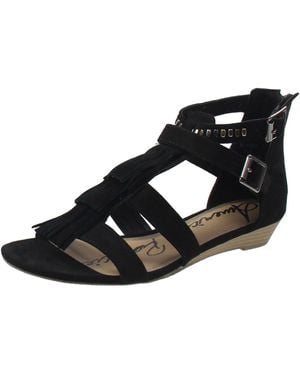 American Rag Aleah Solid Manmade Wedge Sandals - Black