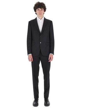 ZEGNA Slim Fit Wool-Mohair Suit - Black