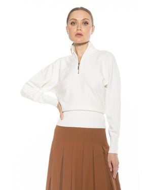 Alexia Admor Niko Sweater - White